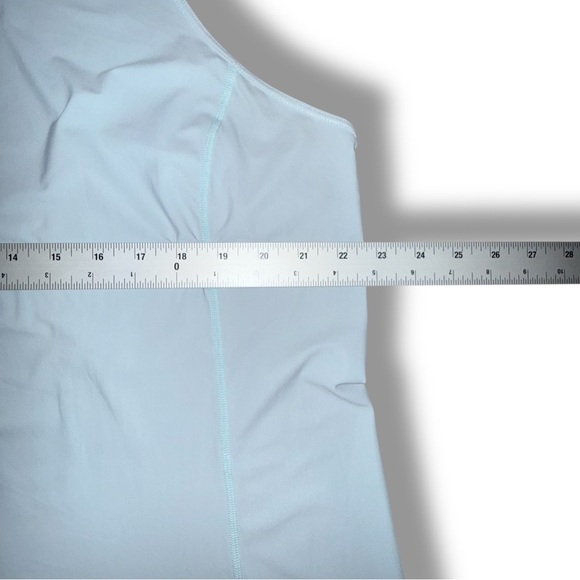 ZELLA Nova Perforated Racerback Tank - Blue Sterling Plus 2X - Picture 9 of 15